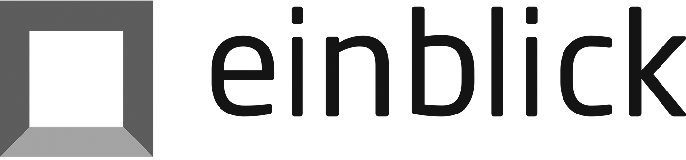 Einblick logo black and white